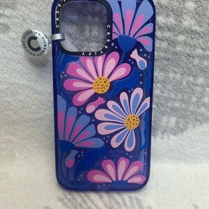 New CASTIFY Mystic Daisy sheer peri purple impact case Apple iPhone 14 Pro Max